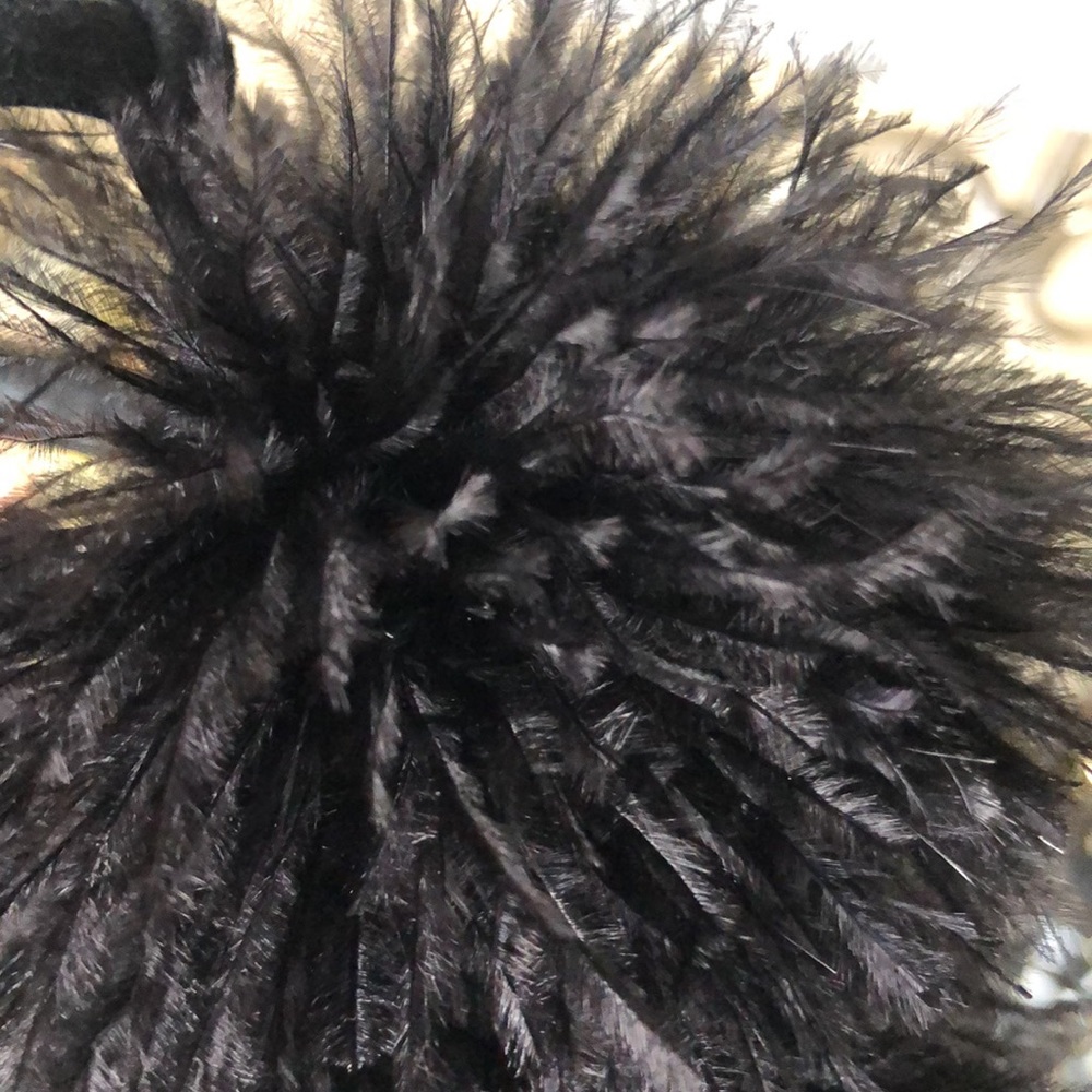 MICHAEL KORS Black Suede Feather Pom Pom Heels - Picture 9 of 15